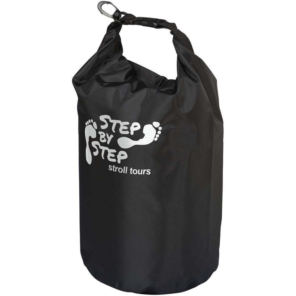 Branded Survivor 5 litre waterproof roll-down bag