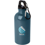 Oregon 400 ml RCS certified single wall stainless steel water bottle with carabiner