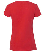 Fruit of the Loom Ladies Iconic 195 T-Shirt Red