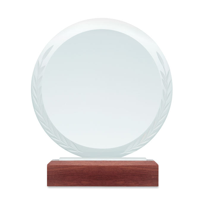 Branded Round award plaque