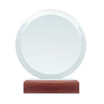 Branded Round award plaque
