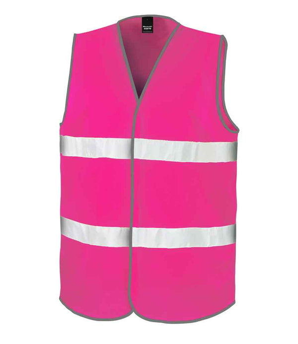Result Core Enhanced Vis Vest Fluorescent Pink