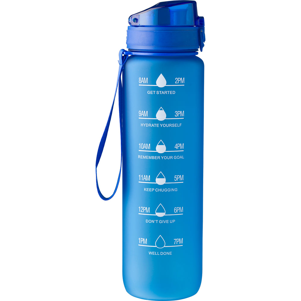 Branded Sergrim The Astro - RPET bottle with time markings (1000ml)