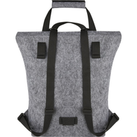 Felta GRS recycled felt roll-top bike bag 13L