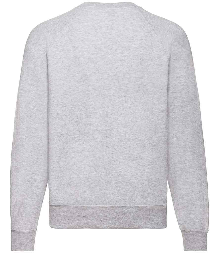 Fruit of the Loom Classic Raglan Sweatshirt Heather Grey