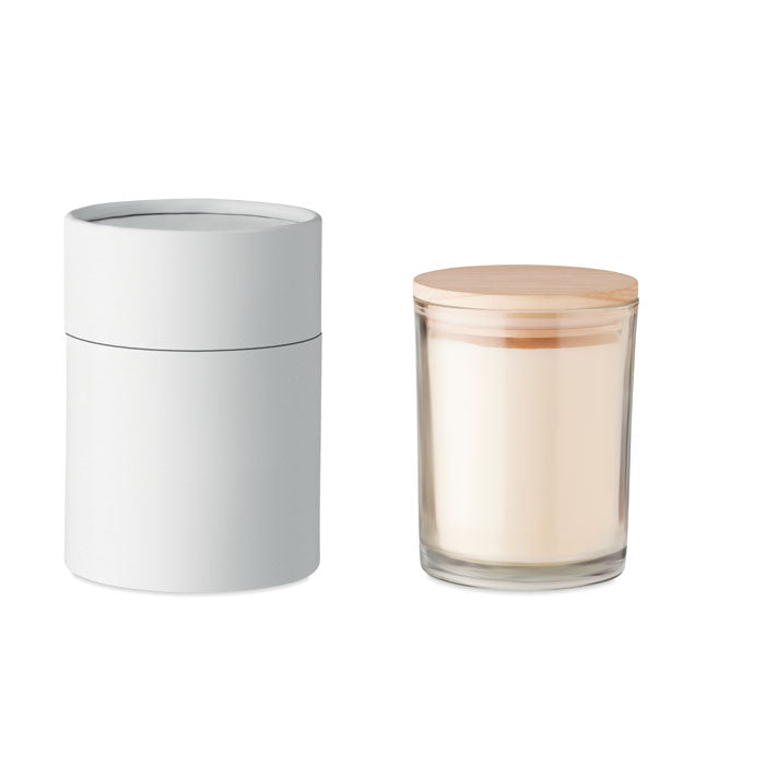 Branded Vanilla fragranced candle 8cm