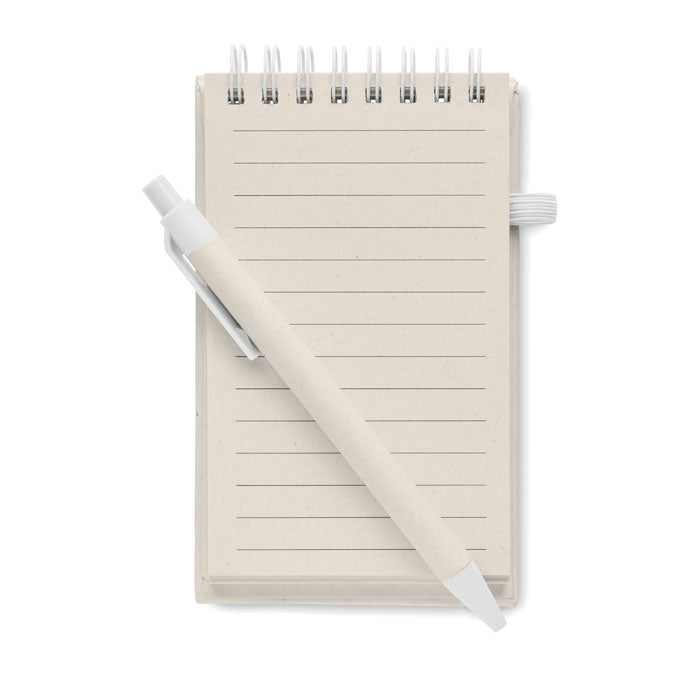 Branded A6 milk carton notebook set