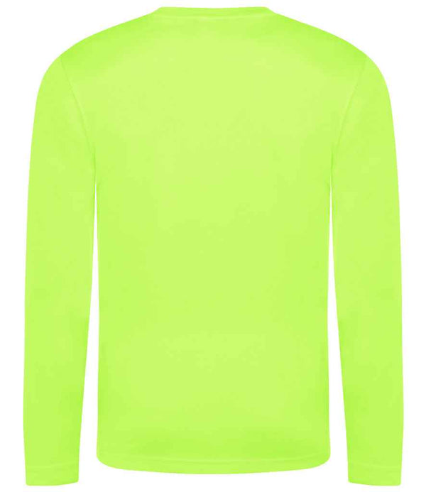 AWDis Cool Long Sleeve Wicking T-Shirt Electric Green