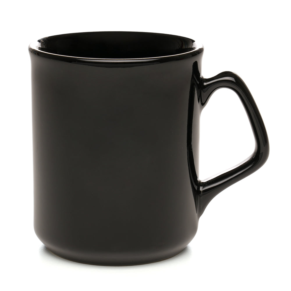 SPARTA Glazed Ceramic Mug Black