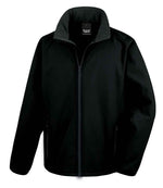 Result Core Printable Soft Shell Jacket Black/Black