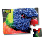 Magnet with jigsaw piecies kiss cuts