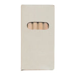 6 coloured pencils in box | Branded Colouring Set