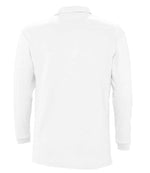 SOL'S Winter II Long Sleeve Cotton Piqué Polo Shirt White