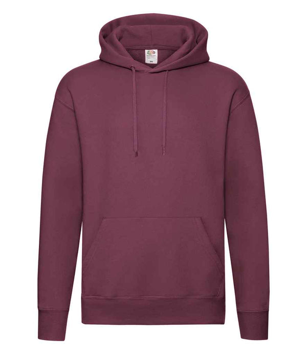 Fruit of the Loom Premium Hooded Sweatshirt Burgundy