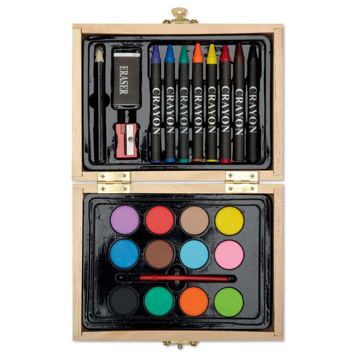 Branded Painting set in wooden box