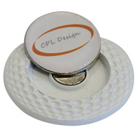 Fairway White Golf Marker Holder - 40mm x 4mm