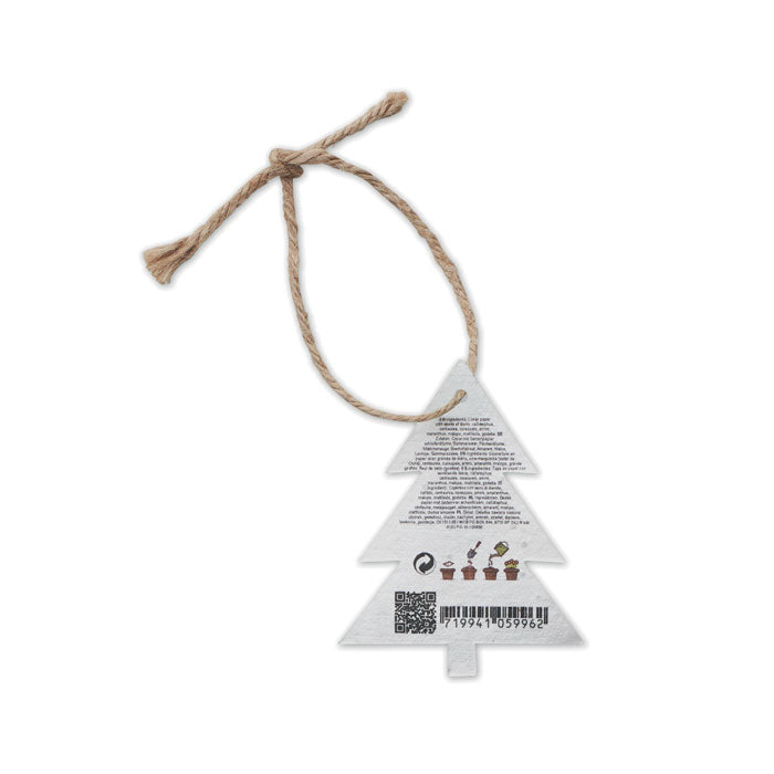 Seed paper Xmas ornament - Tree
