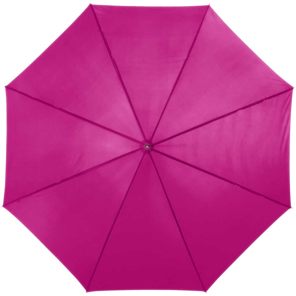 Branded Lisa 23" auto open umbrella with wooden handle