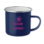Branded Metal mug with enamel layer 350ml