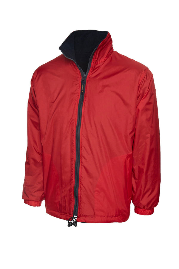 Branded Classic Reversible Fleece Jacket
