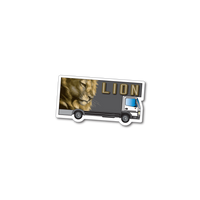 Lorry Shaped Fridge Magnet