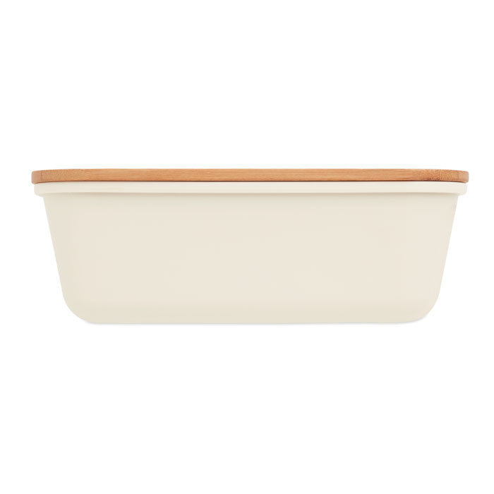 Branded Lunch box with bamboo lid