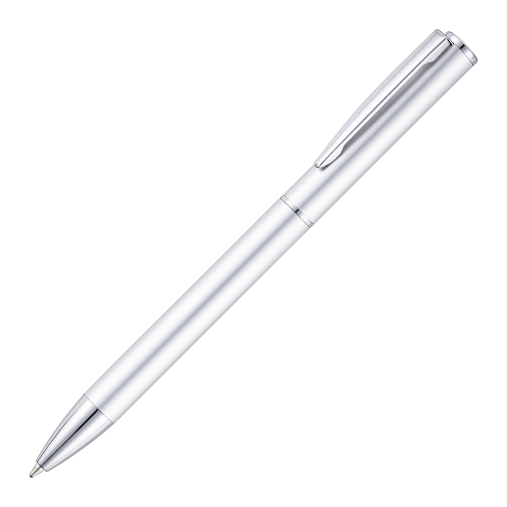 Branded CATESBY metal twist action ball pen
