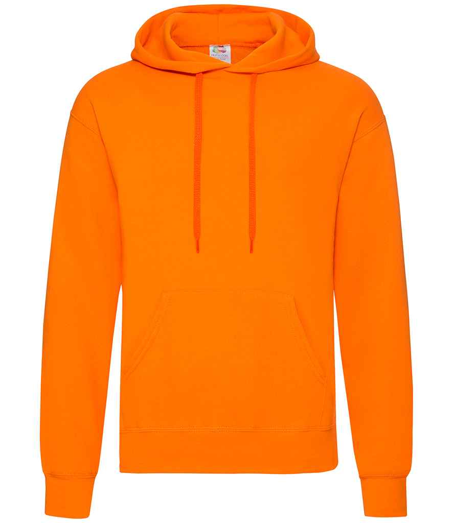 Fruit of the Loom Classic Hooded Sweatshirt Orange