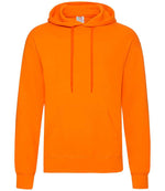 Fruit of the Loom Classic Hooded Sweatshirt Orange