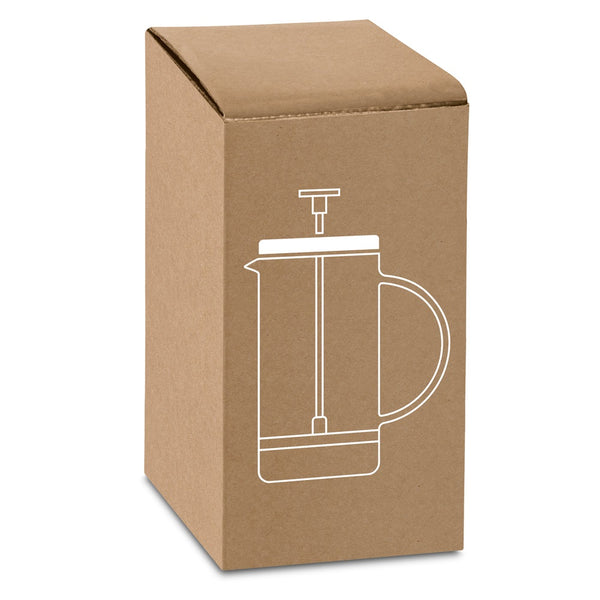 JENSON. Coffee maker in borosilicate glass and stainless steel 600 mL