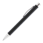 Branded TRAVIS SOFT FEEL ball pen with chrome trim