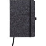 Treworgie RPET felt notebook (A5)