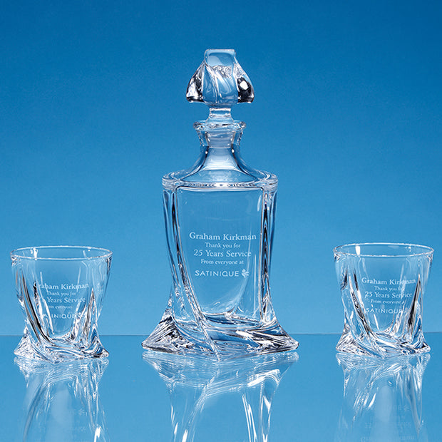 Branded 3pc 0.85ltr Quatro Whisky Set supplied in a Gift Box