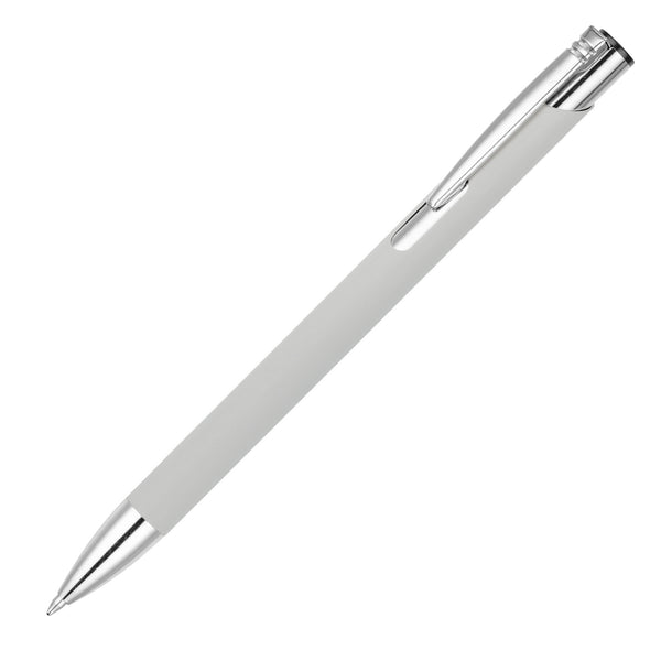 MOLE-MATE ball pen with chrome trim Silver