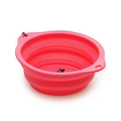 TPE Pet Bowl With Carabineer