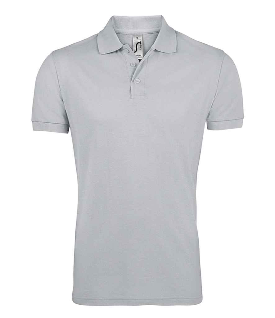 SOL'S Prime Poly/Cotton Piqué Polo Shirt Pure Grey