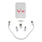 Branded Travel Charging Set with Phone Stand