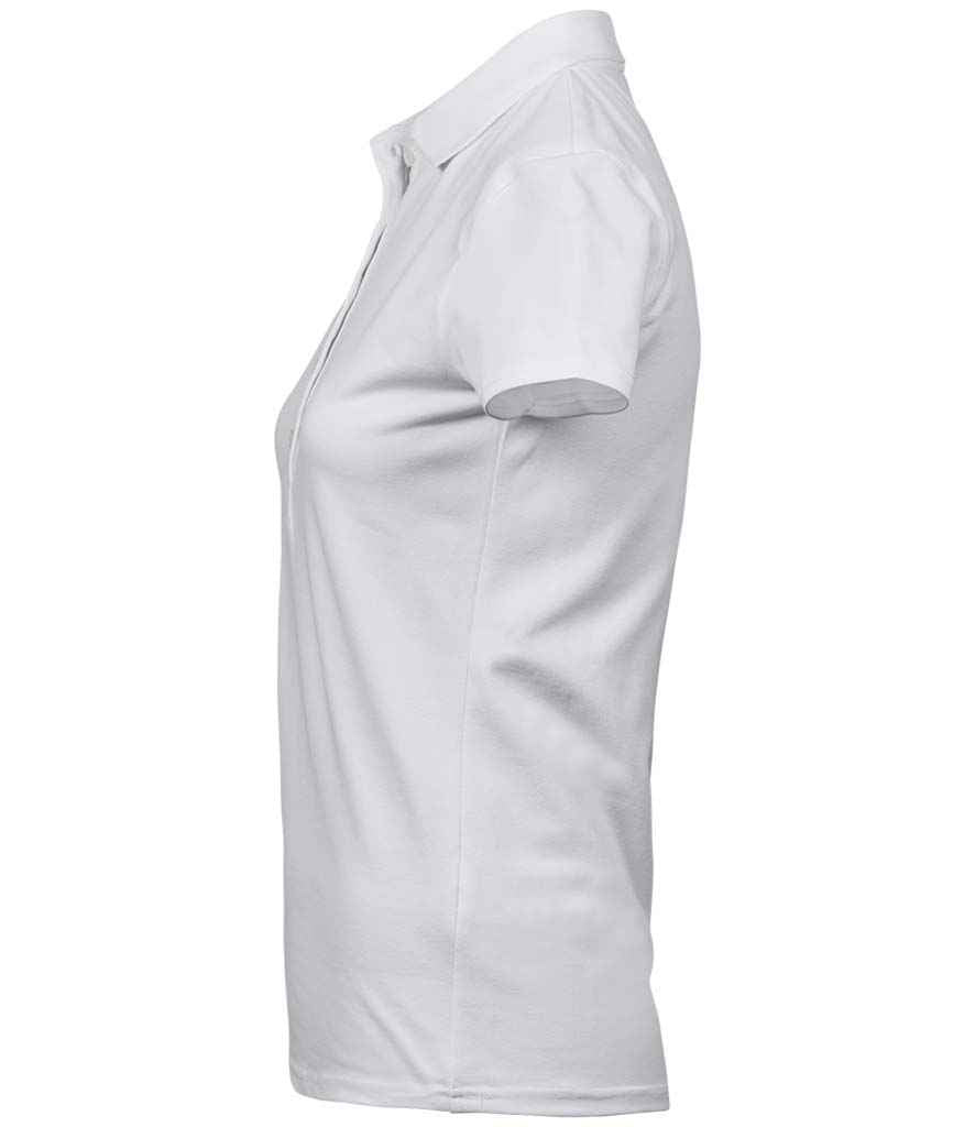 Tee Jays Ladies Luxury Stretch Polo Shirt White