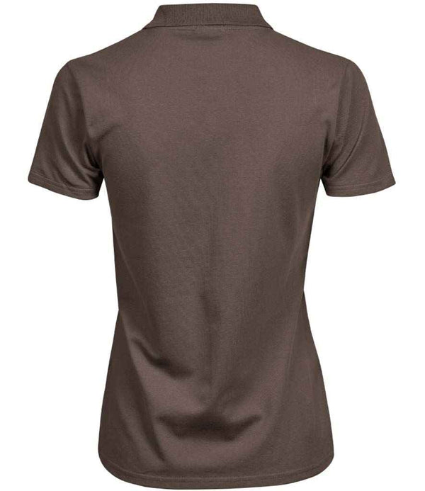 Tee Jays Ladies Luxury Stretch Polo Shirt Chocolate