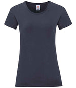 Fruit of the Loom Ladies Iconic 150 T-Shirt Deep Navy