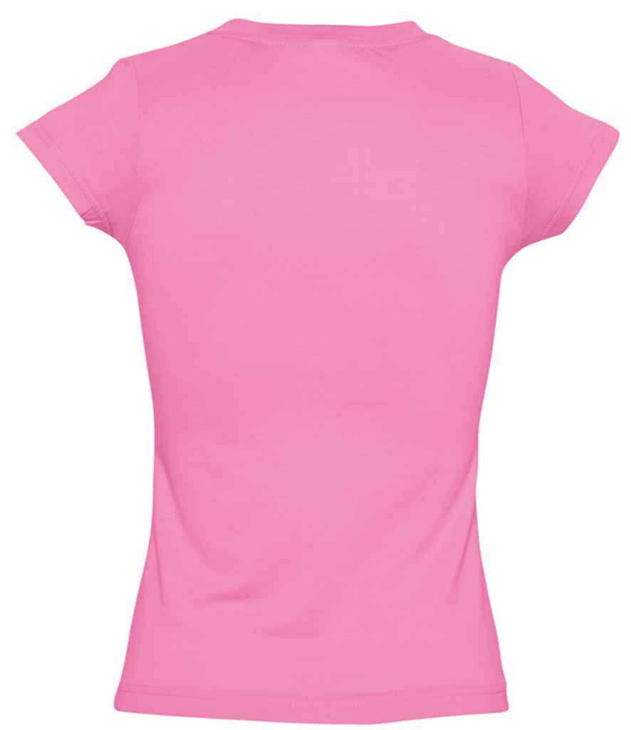 SOL'S Ladies Moon V Neck T-Shirt Orchid Pink