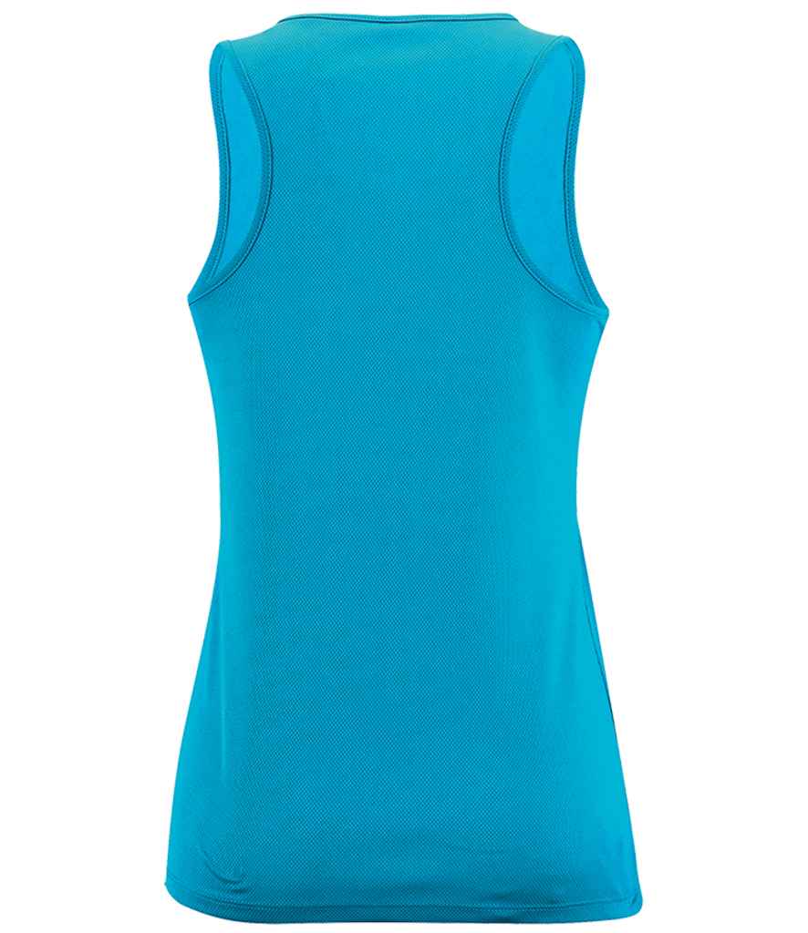 SOL'S Ladies Sporty Performance Tank Top Aqua