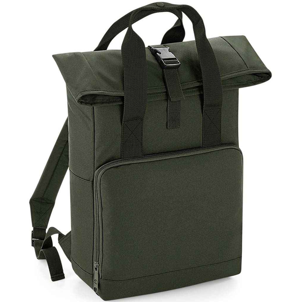 BagBase Recycled Twin Handle Roll-Top Backpack
