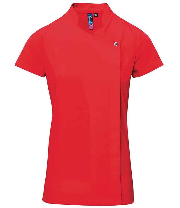 Premier Ladies Blossom Short Sleeve Tunic Strawberry Red