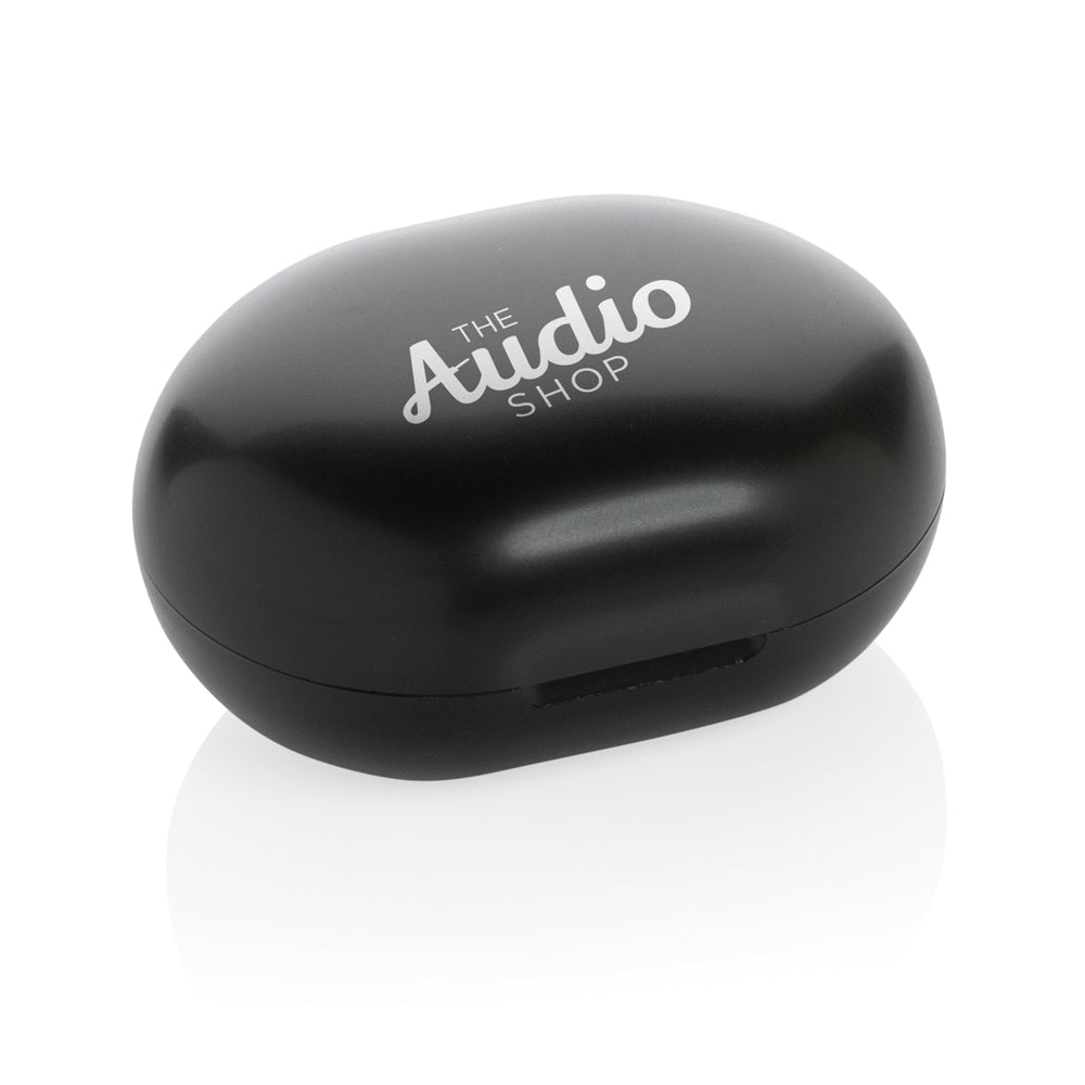 Branded RCS standard recycled plastic TWS earbuds
