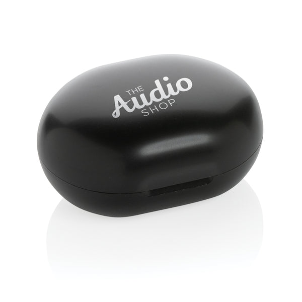 Branded RCS standard recycled plastic TWS earbuds