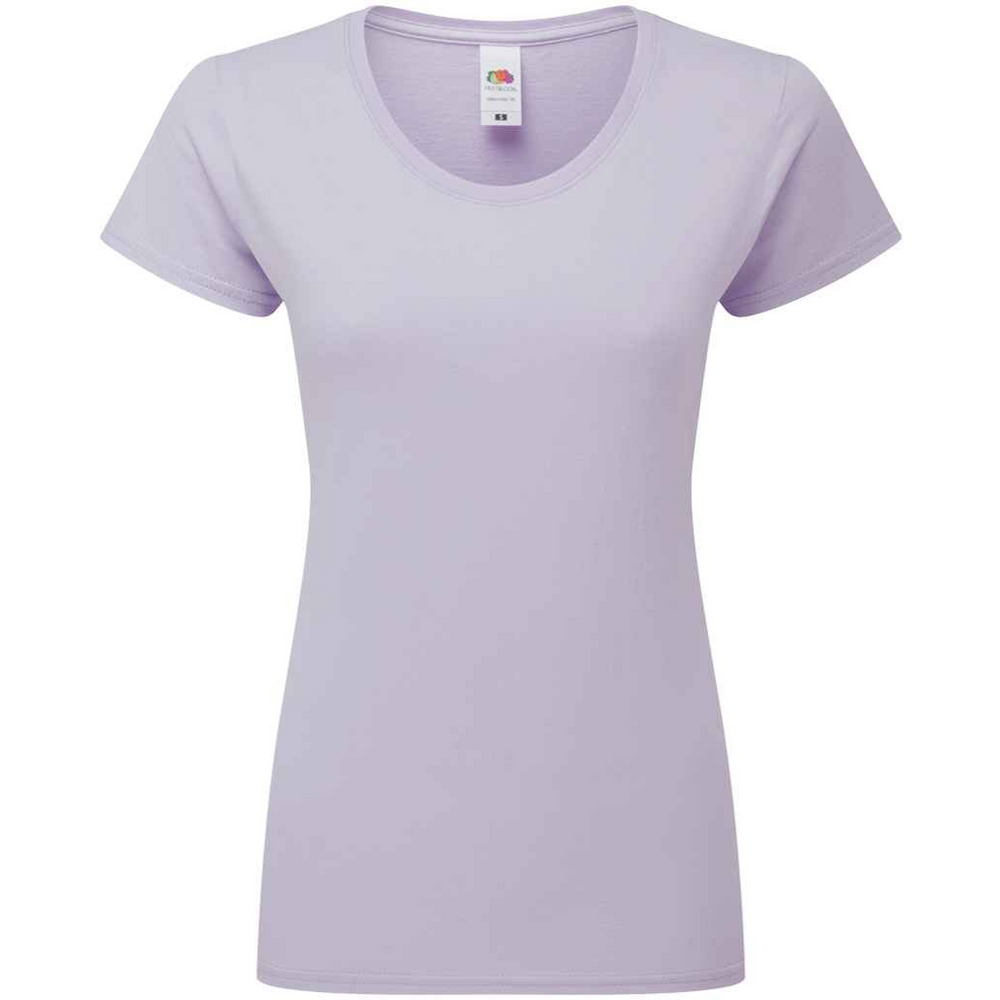 Fruit of the Loom Ladies Iconic 195 T-Shirt Soft Lavender