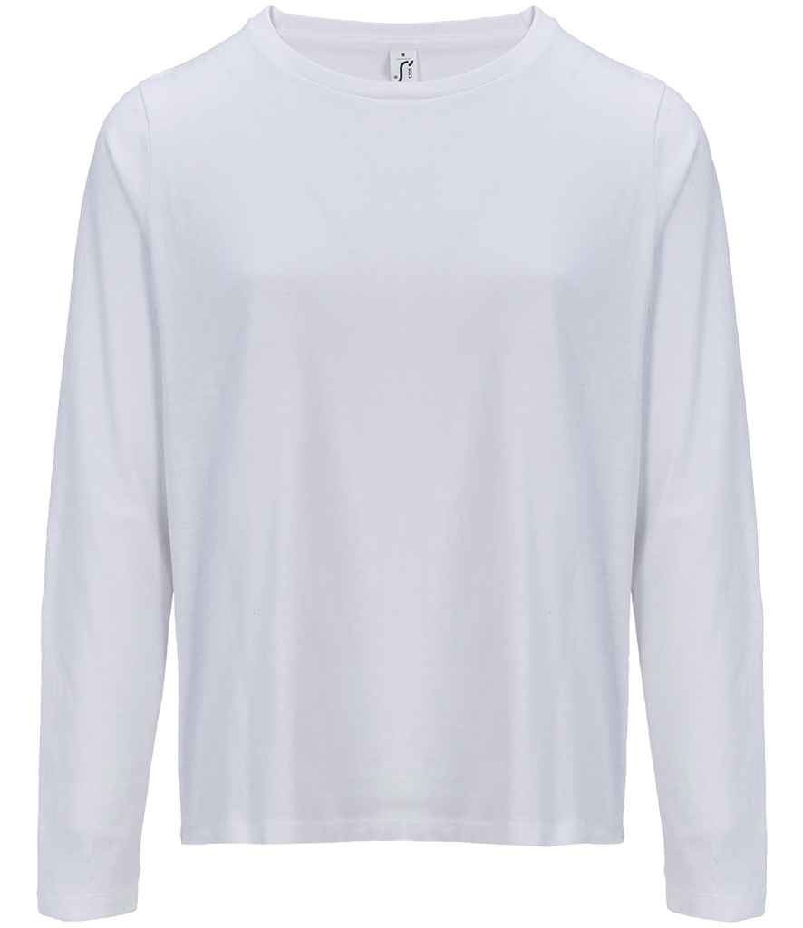 SOL'S Ladies Monarch Long Sleeve T-Shirt White