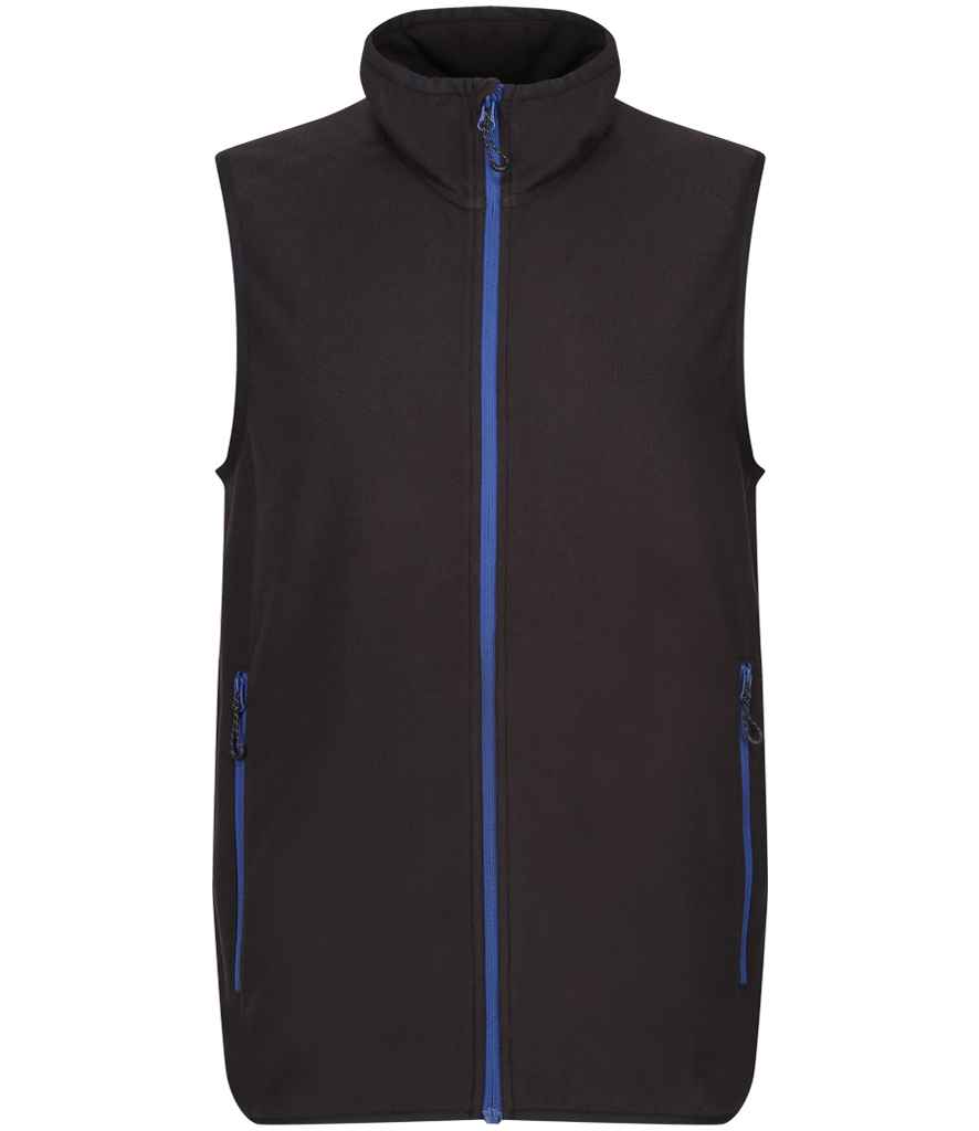 Regatta Navigate Fleece Bodywarmer Black/New Royal Blue