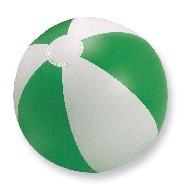 Inflatable beach ball Green/White